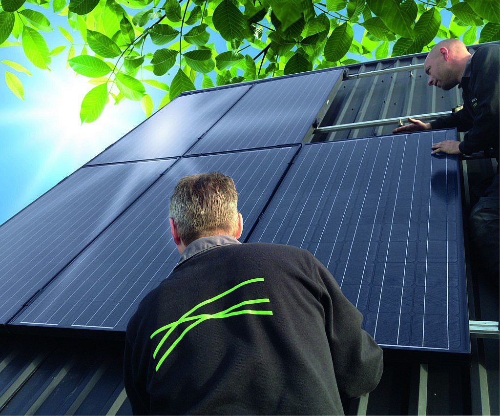 Solceller montering erhverv